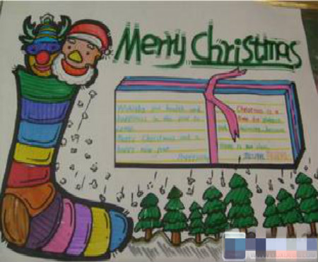 五年级圣诞节手抄报（4）