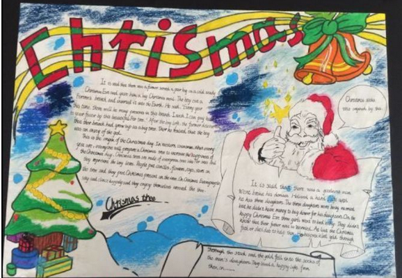 六年级圣诞节手抄报图片（1）